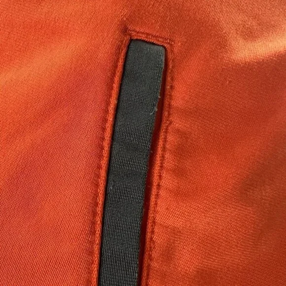 Nike Toddler Boys Full Zip Long Sleeve Jacket Size 4T Orange Grey Mock Neck - Picture 9 of 10